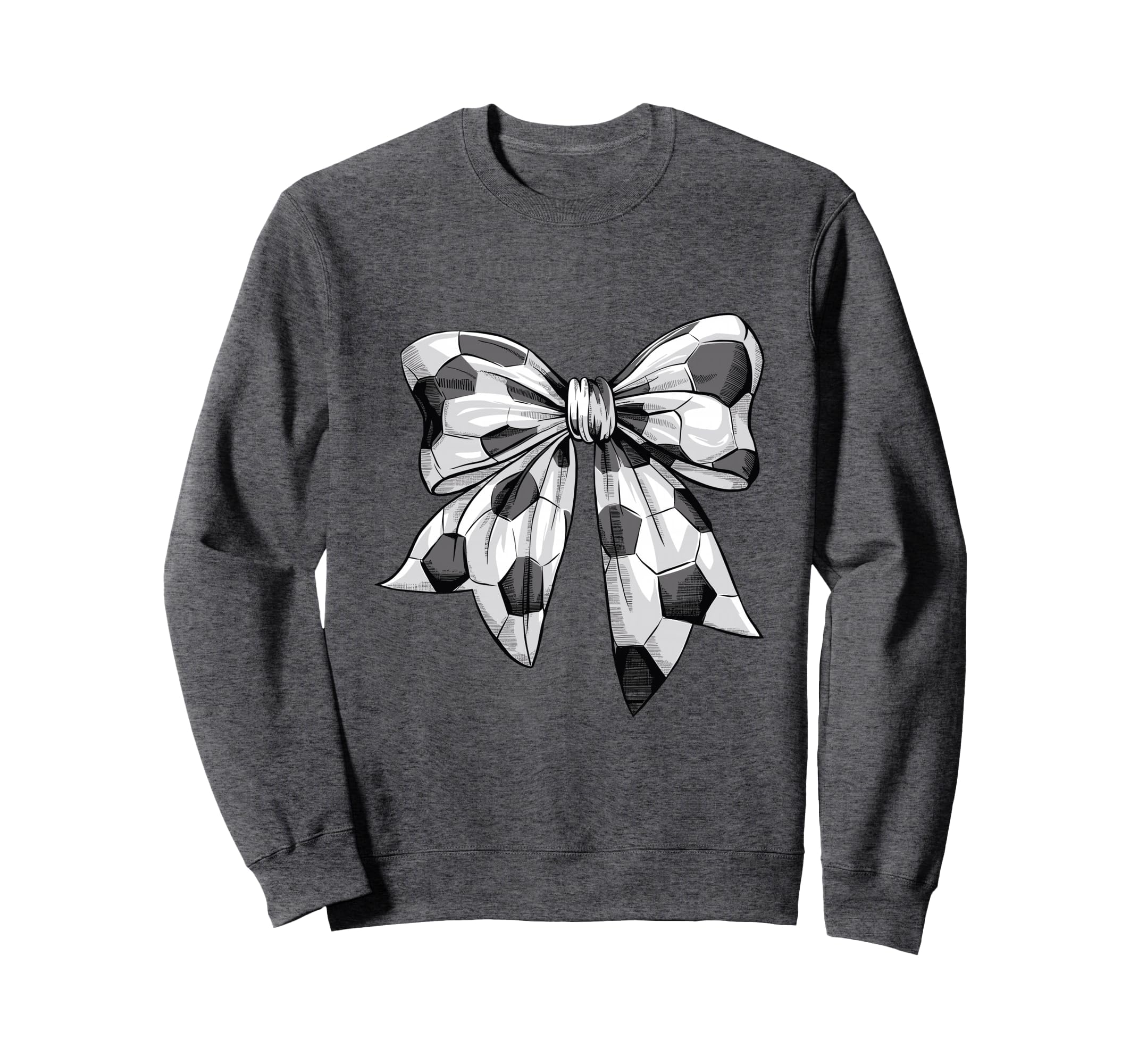 Coquette Bow Soccer Ball Mom Life Sweatshirt - Aesthetic Graphic Unisex - T-Shirt, Sweatshirt, Hoodie