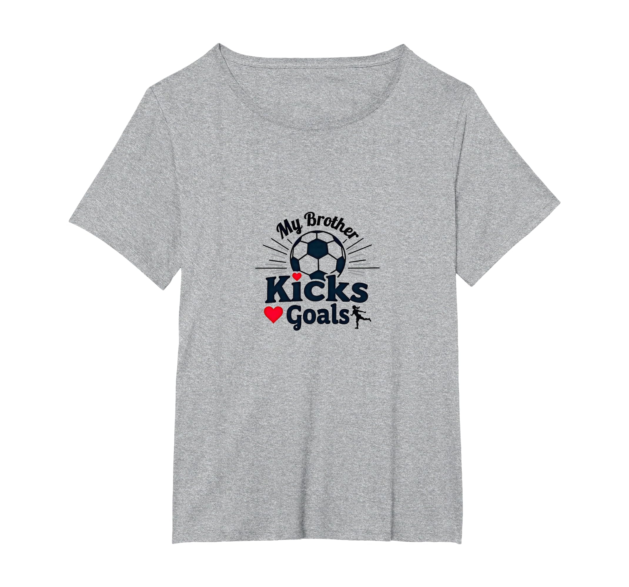 Soccer Sister My Brother Kicks Goals Proud T-Shirt - Trendy Graphic Unisex - T-Shirt, Sweatshirt, Hoodie