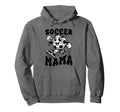 Checkered Soccer Mama Soccer Mom Hoodie - Casual Everyday Wear for Adults - T-Shirt, Sweatshirt, Hoodie