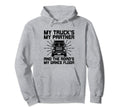 Trucker Driving Dad Trucker Father Hoodie - Streetwear Style Men Women - T-Shirt, Sweatshirt, Hoodie