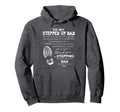 To My Stepped Up Dad Hoodie - Trendy Graphic Unisex - T-Shirt, Sweatshirt, Hoodie