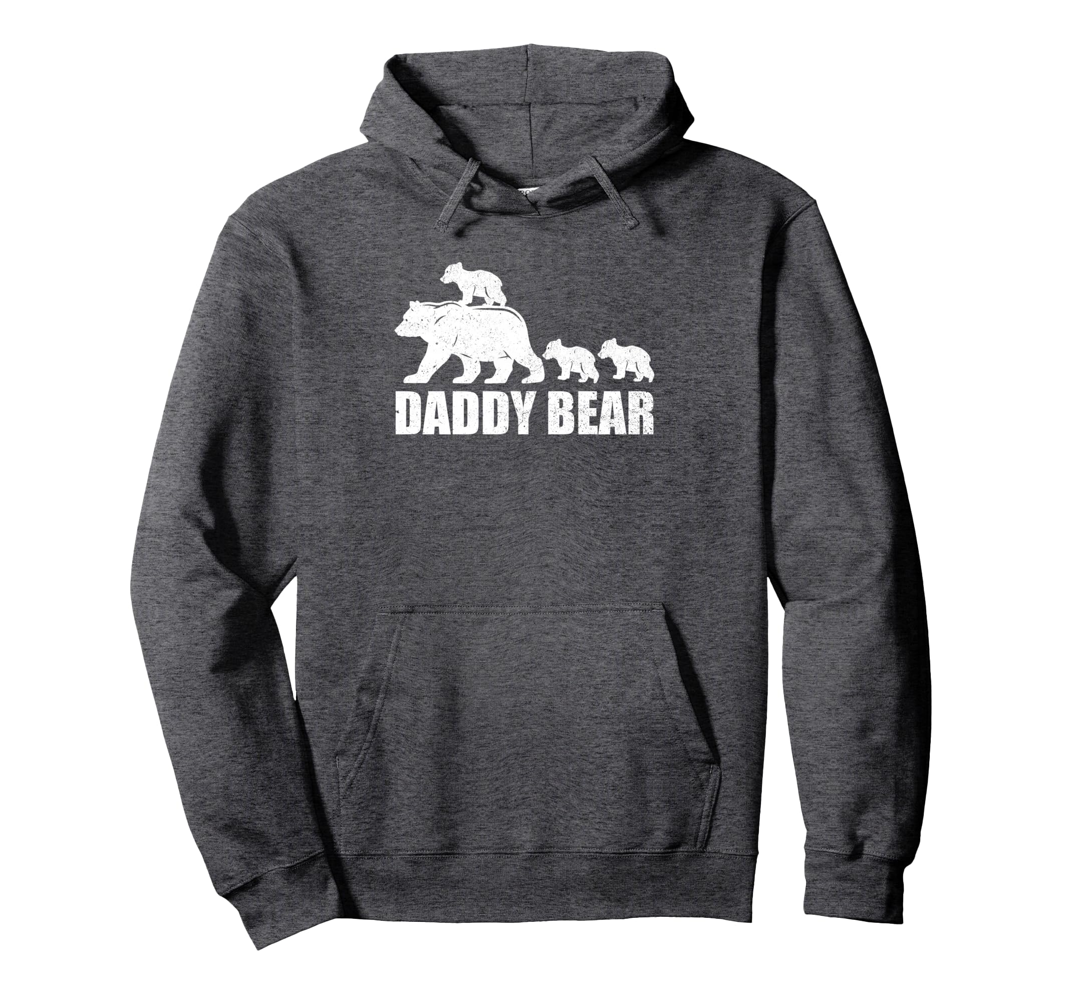 Daddy Bear Three Cubs Bear Daddy Hoodie - Novelty Apparel for Adults - T-Shirt, Sweatshirt, Hoodie