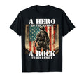 Hero To Nation Rock To His Family T-Shirt - Aesthetic Graphic for Adults - T-Shirt, Sweatshirt, Hoodie