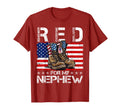 Red Friday My Nephew Flag Us Remember T-Shirt - Graphic Print Unisex - T-Shirt, Sweatshirt, Hoodie