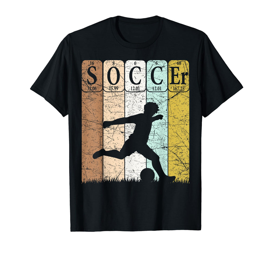 Soccer Periodic Table Elements T-Shirt - Aesthetic Graphic Men Women - T-Shirt, Sweatshirt, Hoodie