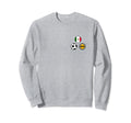 Mexico Flag Soccer Beer Pocket Sweatshirt - Graphic Print for Adults - T-Shirt, Sweatshirt, Hoodie