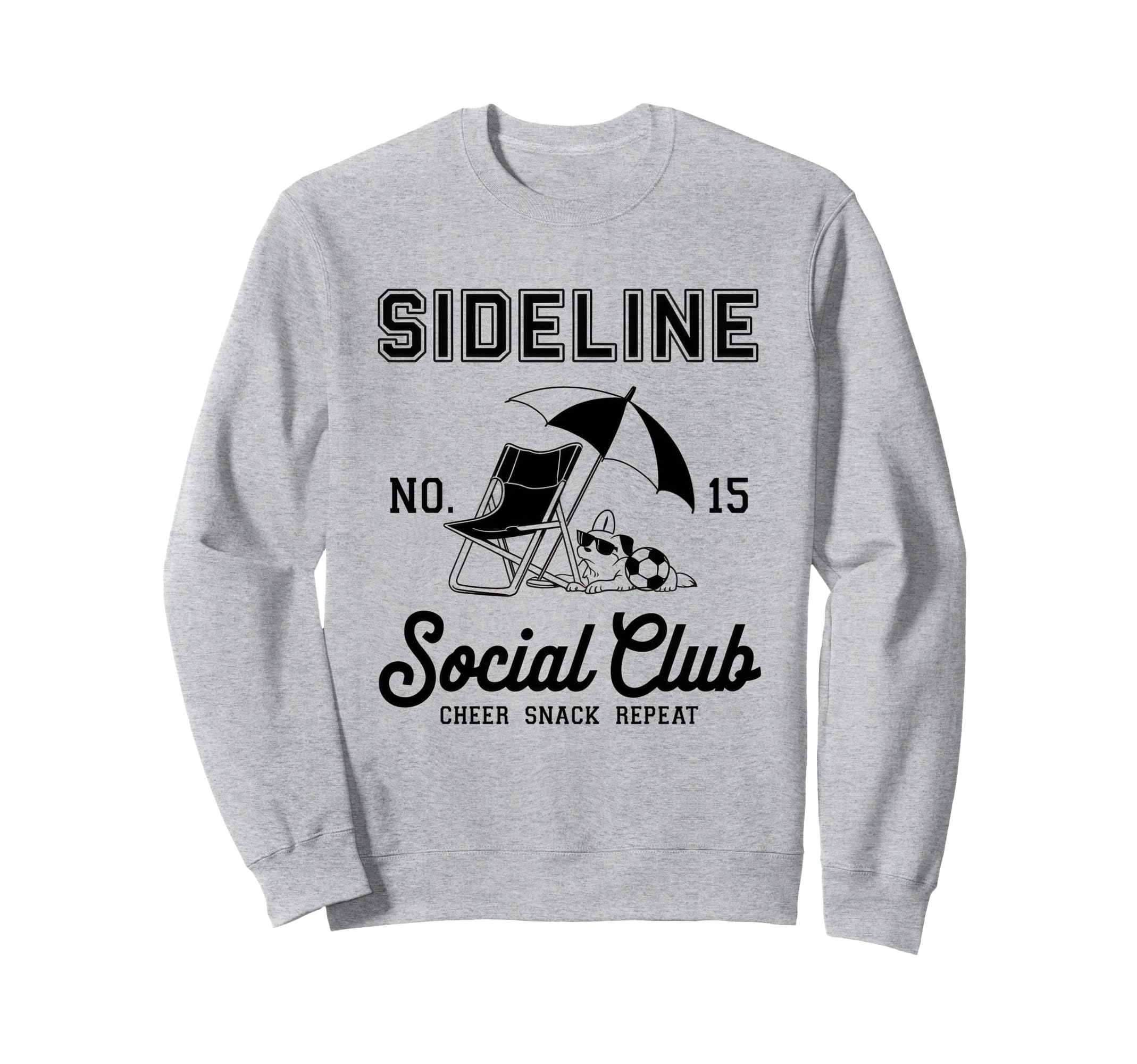 Sideline Social Club Soccer Mom Game Sweatshirt - Aesthetic Graphic Unisex - T-Shirt, Sweatshirt, Hoodie