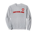Switzerland Flag Swiss Pride Sweatshirt - Casual Everyday Wear Unisex - T-Shirt, Sweatshirt, Hoodie