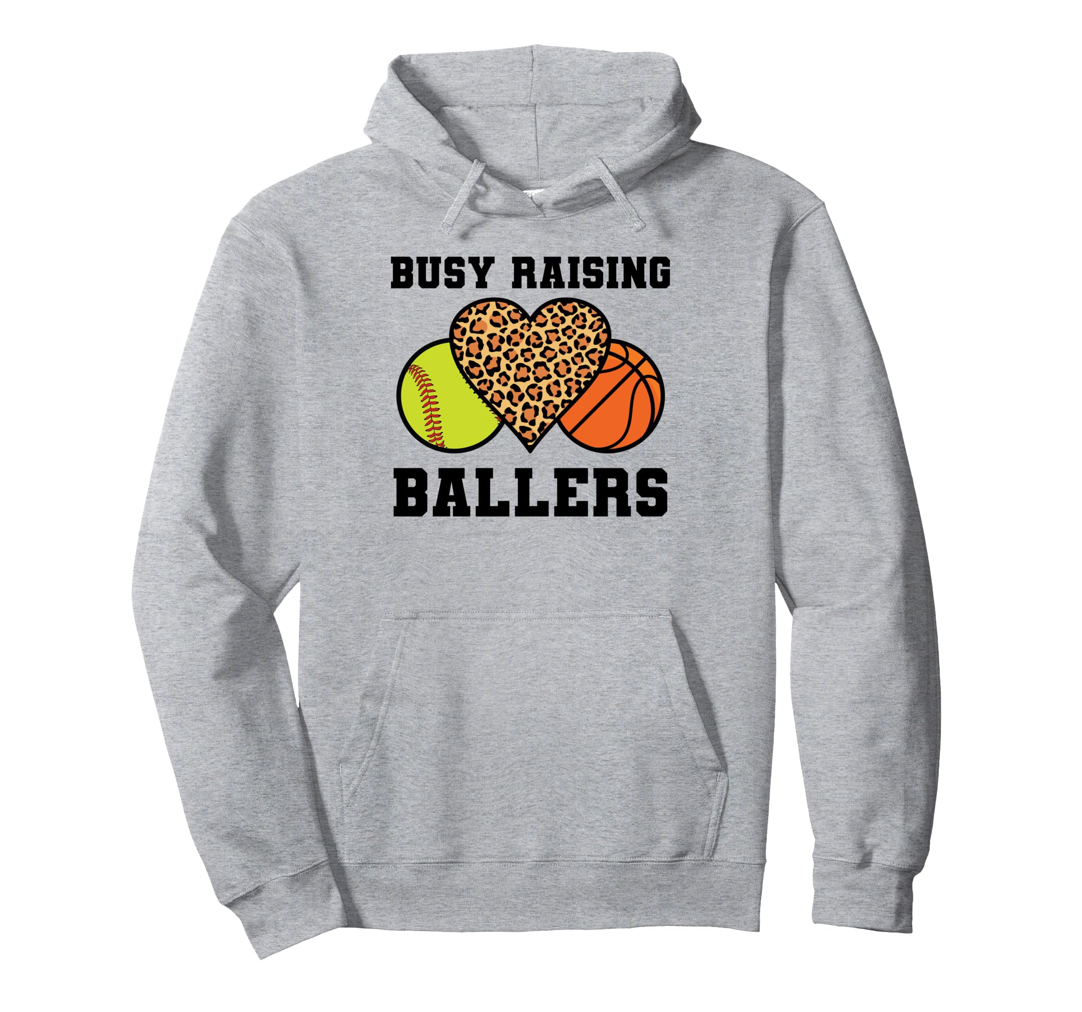 Busy Raising Ballers Softball Hoodie - Custom Art Print for Adults - T-Shirt, Sweatshirt, Hoodie