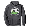 Eat Sleep Soccer Repeat Distressed Hoodie - Fun Novelty Design for Adults - T-Shirt, Sweatshirt, Hoodie