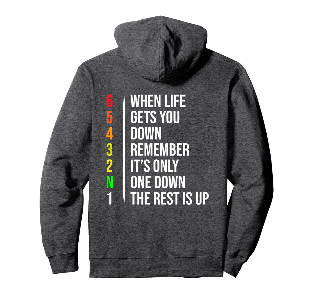 Motorbike Motorcycle Gears When Life Gets Hoodie - Streetwear Style Unisex - T-Shirt, Sweatshirt, Hoodie