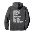Motorbike Motorcycle Gears When Life Gets Hoodie - Streetwear Style Unisex - T-Shirt, Sweatshirt, Hoodie