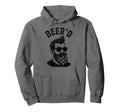 Beerd Hop Bearded Funny Craft Beer Hoodie - Custom Art Print Unisex - T-Shirt, Sweatshirt, Hoodie