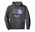 Police Officer Support Thin Blue Line Hoodie - Trendy Graphic for Adults - T-Shirt, Sweatshirt, Hoodie