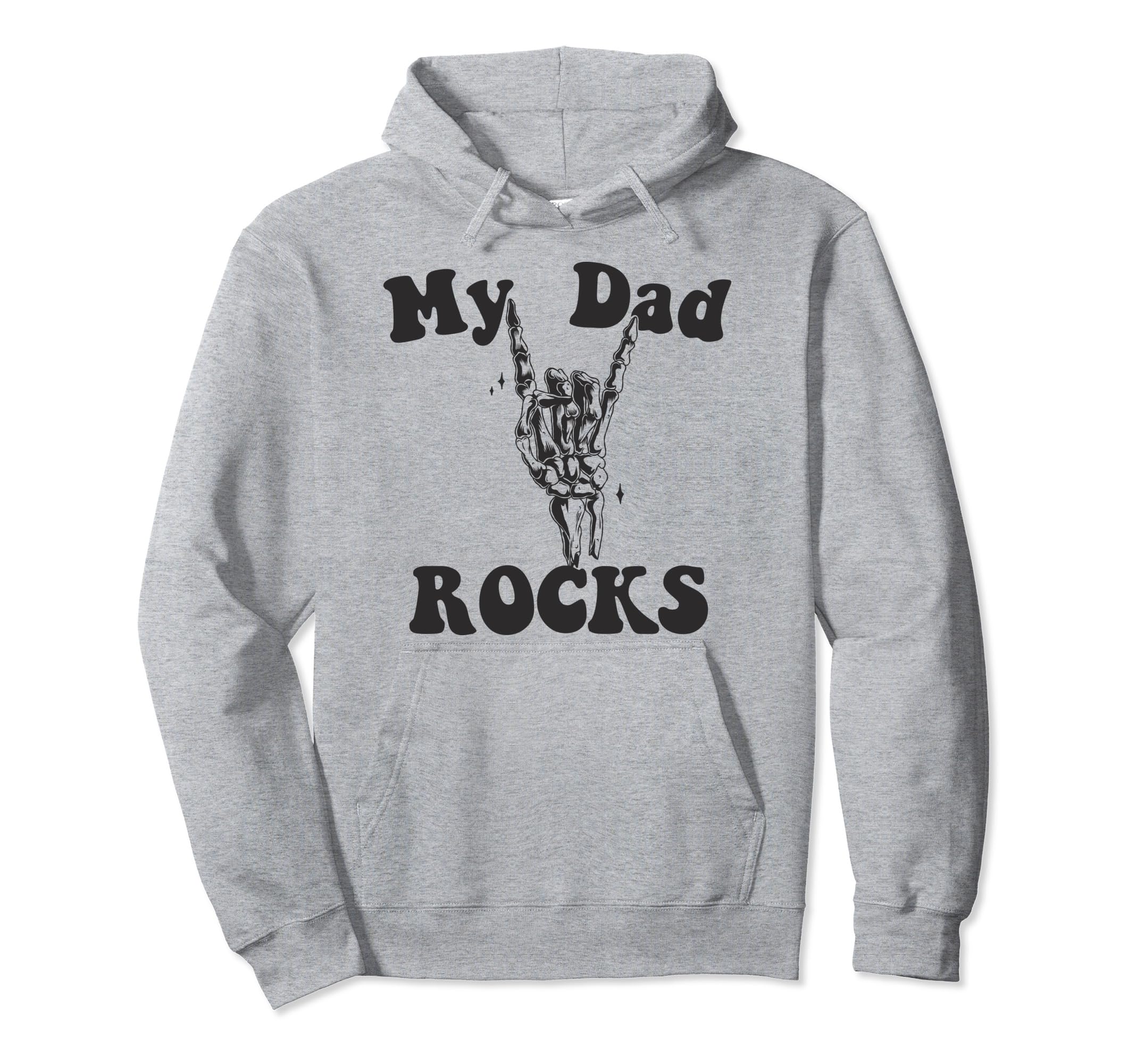My Dad Rocks Dad Dads Day Gift Hoodie - Aesthetic Graphic for Adults - T-Shirt, Sweatshirt, Hoodie