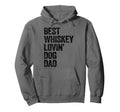 Best Bearded Whiskey Lovin Dog Dad Dog Hoodie - Minimalist Print Men Women - T-Shirt, Sweatshirt, Hoodie