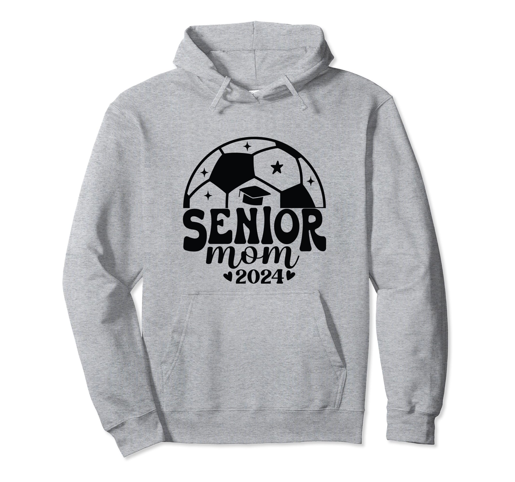 Senior Soccer Mom 2024 And Soccer Team Hoodie - Unique Graphic Men Women - T-Shirt, Sweatshirt, Hoodie