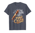 Im Aging Like Fine Cigar Funny Fathers T-Shirt - Minimalist Print Unisex - T-Shirt, Sweatshirt, Hoodie