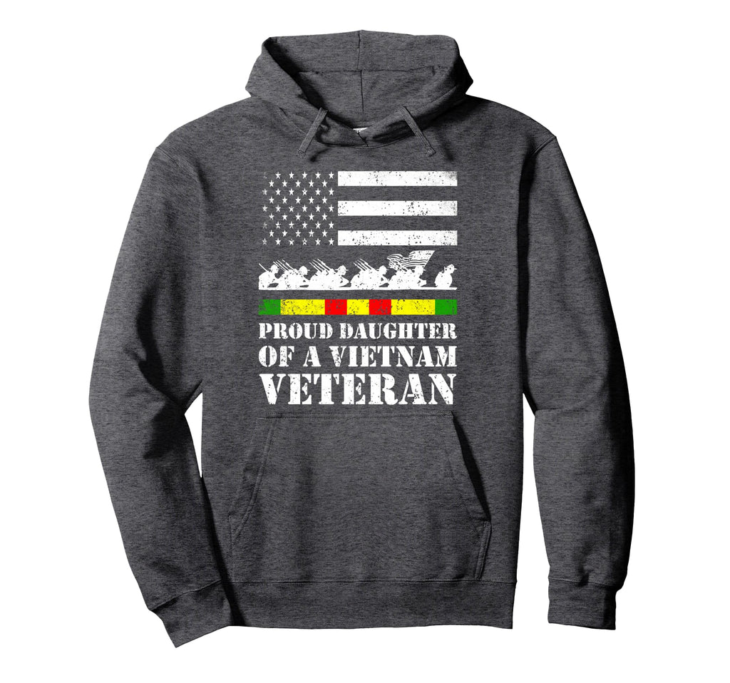 Proud Daughter Vietnam Veteran Hoodie - Trendy Graphic Unisex - T-Shirt, Sweatshirt, Hoodie