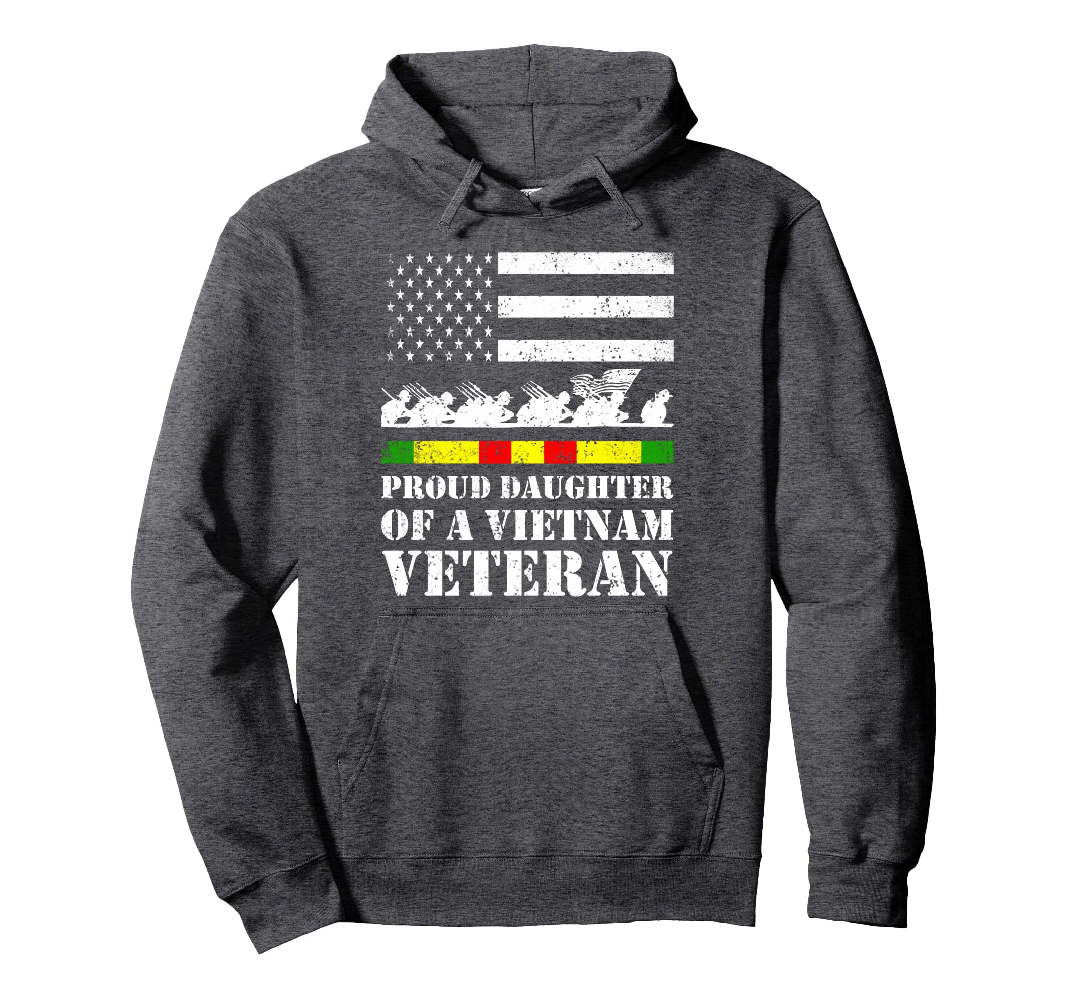 Proud Daughter Vietnam Veteran Hoodie - Trendy Graphic Unisex - T-Shirt, Sweatshirt, Hoodie