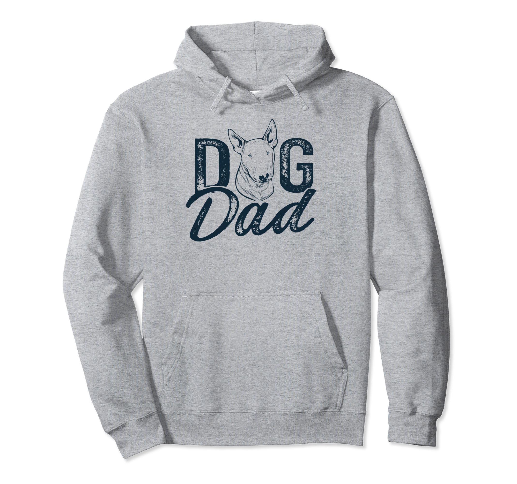Bull Terrier Dad Dog Fathers Day Gifts T-Shirt - Minimalist Print Unisex - T-Shirt, Sweatshirt, Hoodie