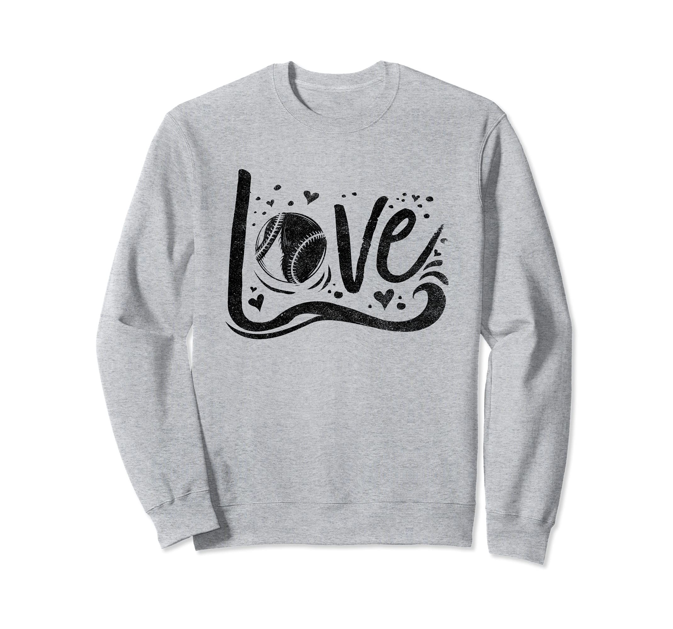 Baseball Mom Baseball Lover Sweatshirt - Aesthetic Graphic Men Women - T-Shirt, Sweatshirt, Hoodie