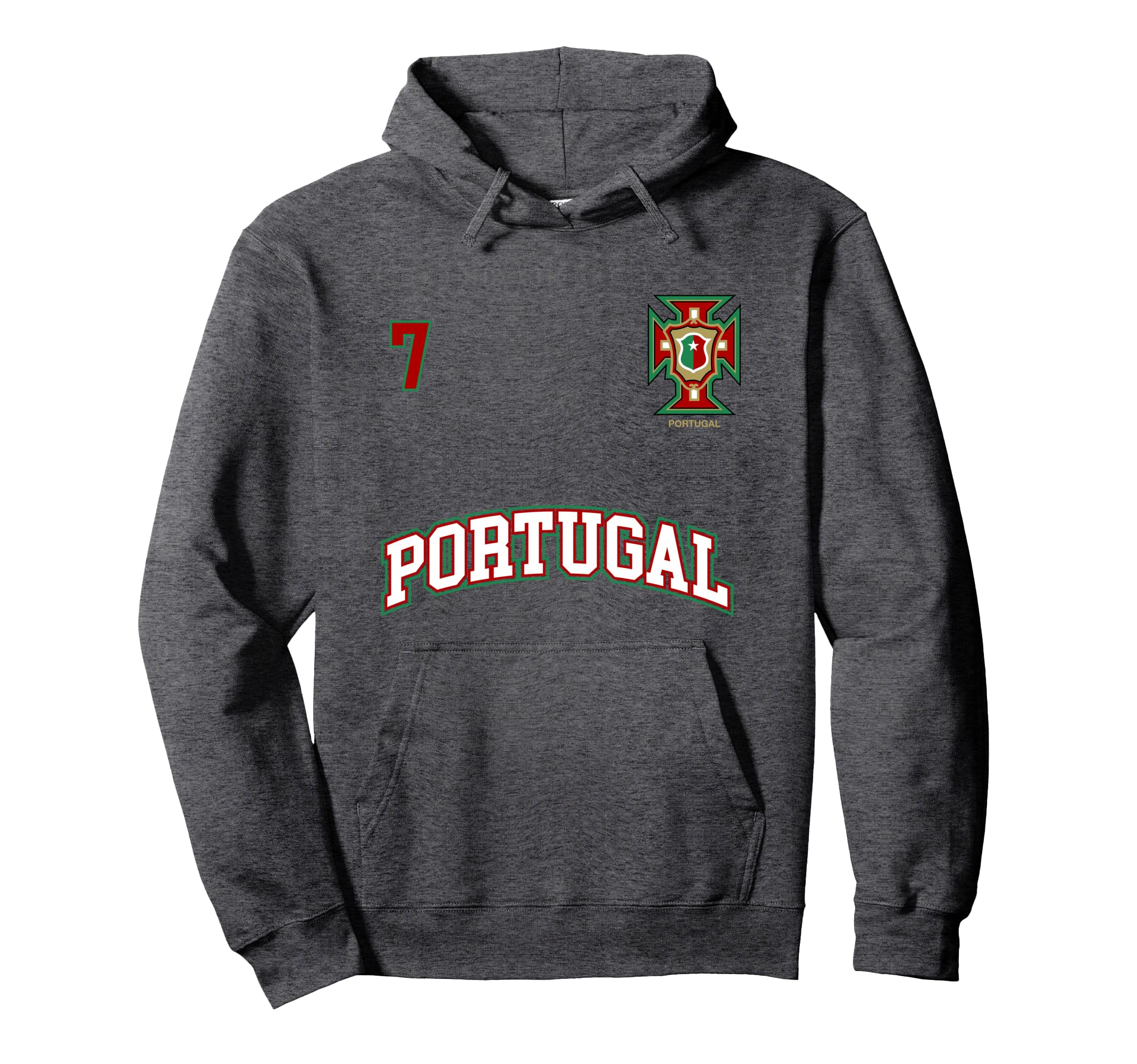 Portugal Number 7 Soccer Team Sports Hoodie - Streetwear Style Unisex - T-Shirt, Sweatshirt, Hoodie