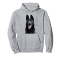 Black German Shepherd Shepard Dog Hoodie - Casual Everyday Wear for Adults - T-Shirt, Sweatshirt, Hoodie