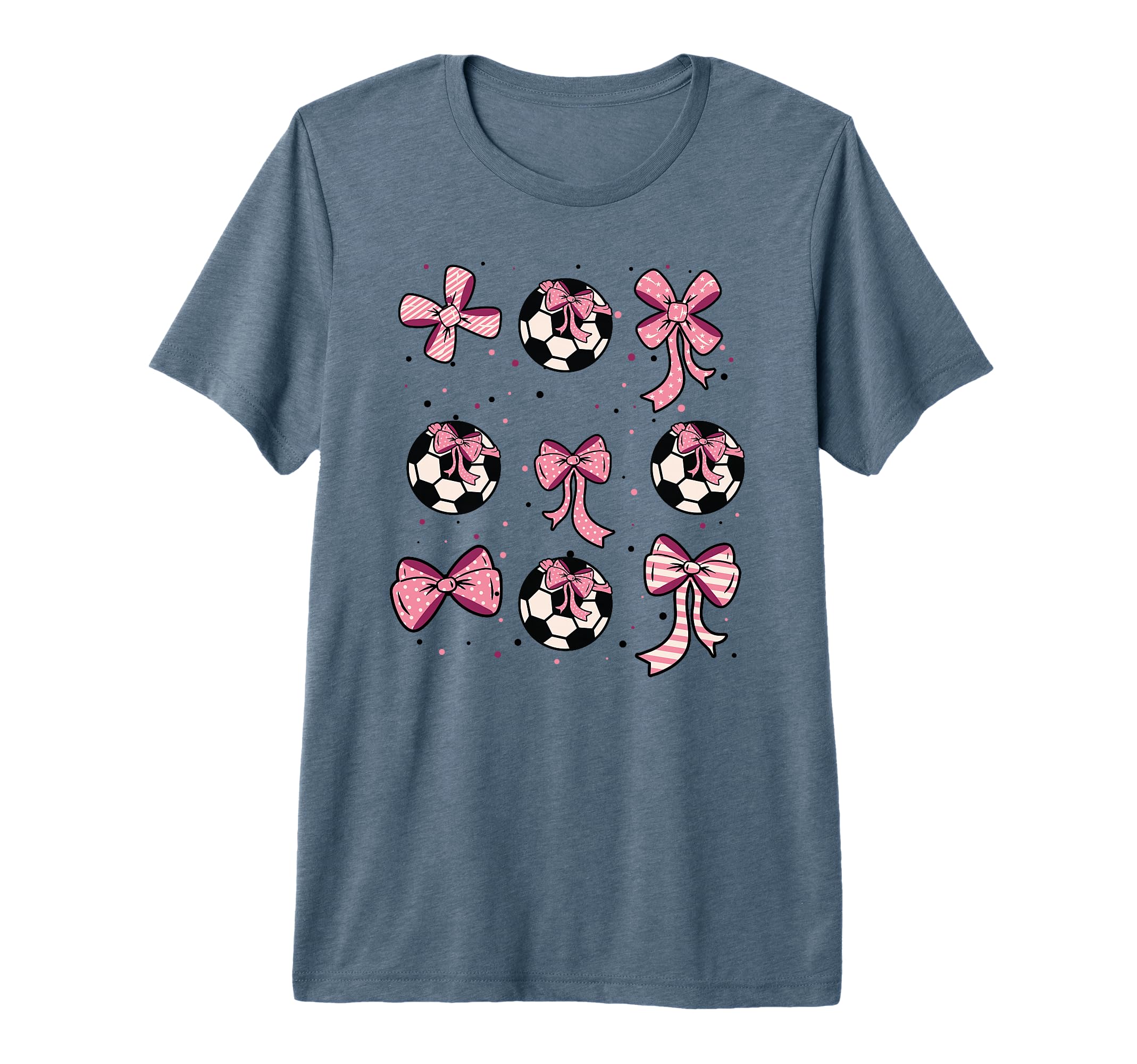 Soccer Ball Coquette Bow Game Day T-Shirt - Trendy Graphic Men Women - T-Shirt, Sweatshirt, Hoodie