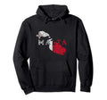 Maltese Map And Flag Distressed Malta Hoodie - Novelty Apparel Men Women - T-Shirt, Sweatshirt, Hoodie
