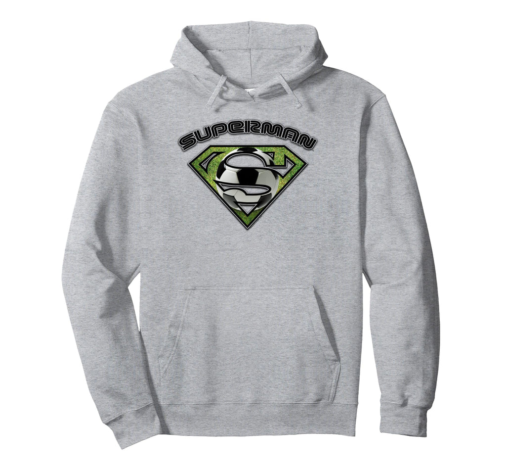 Superman Soccer Shield Hoodie - Streetwear Style Unisex - T-Shirt, Sweatshirt, Hoodie