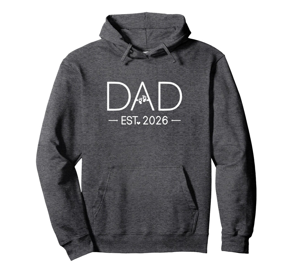 Dad Est 2026 New Dad Mom Matching Father Hoodie - Unique Graphic Men Women - T-Shirt, Sweatshirt, Hoodie