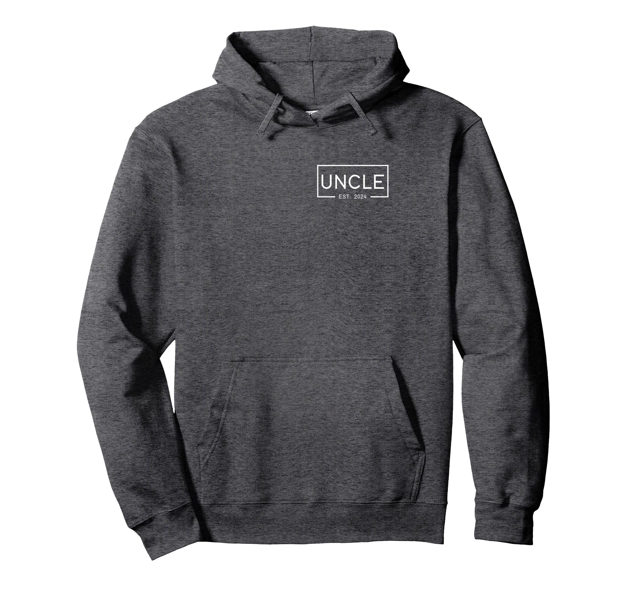 Mens Uncle Est 2024 First Fathers Day Hoodie - Aesthetic Graphic Men Women - T-Shirt, Sweatshirt, Hoodie