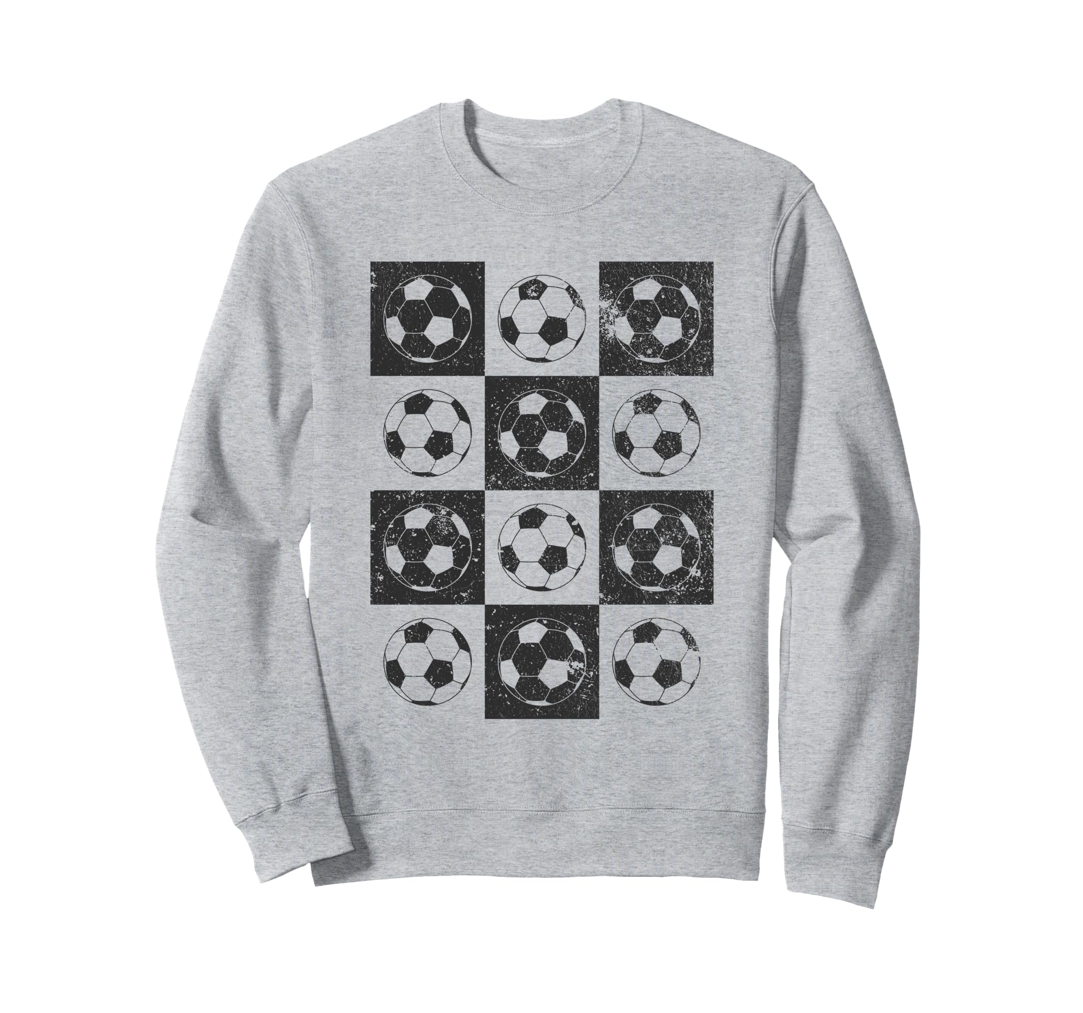Checkerboard Checkered Soccer Sweatshirt - Streetwear Style for Adults - T-Shirt, Sweatshirt, Hoodie