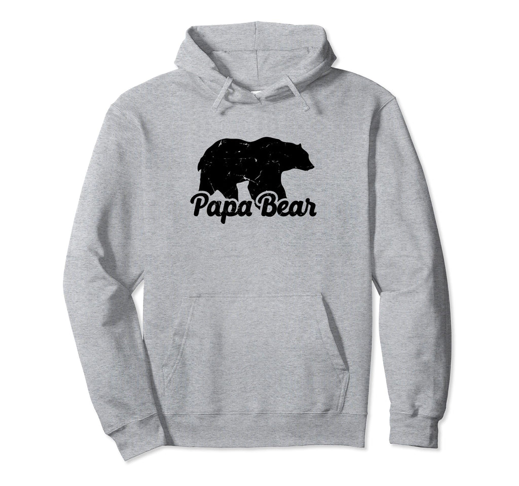 Papabear Papa Bear Daddy Dad Fathers Hoodie - Aesthetic Graphic Men Women - T-Shirt, Sweatshirt, Hoodie