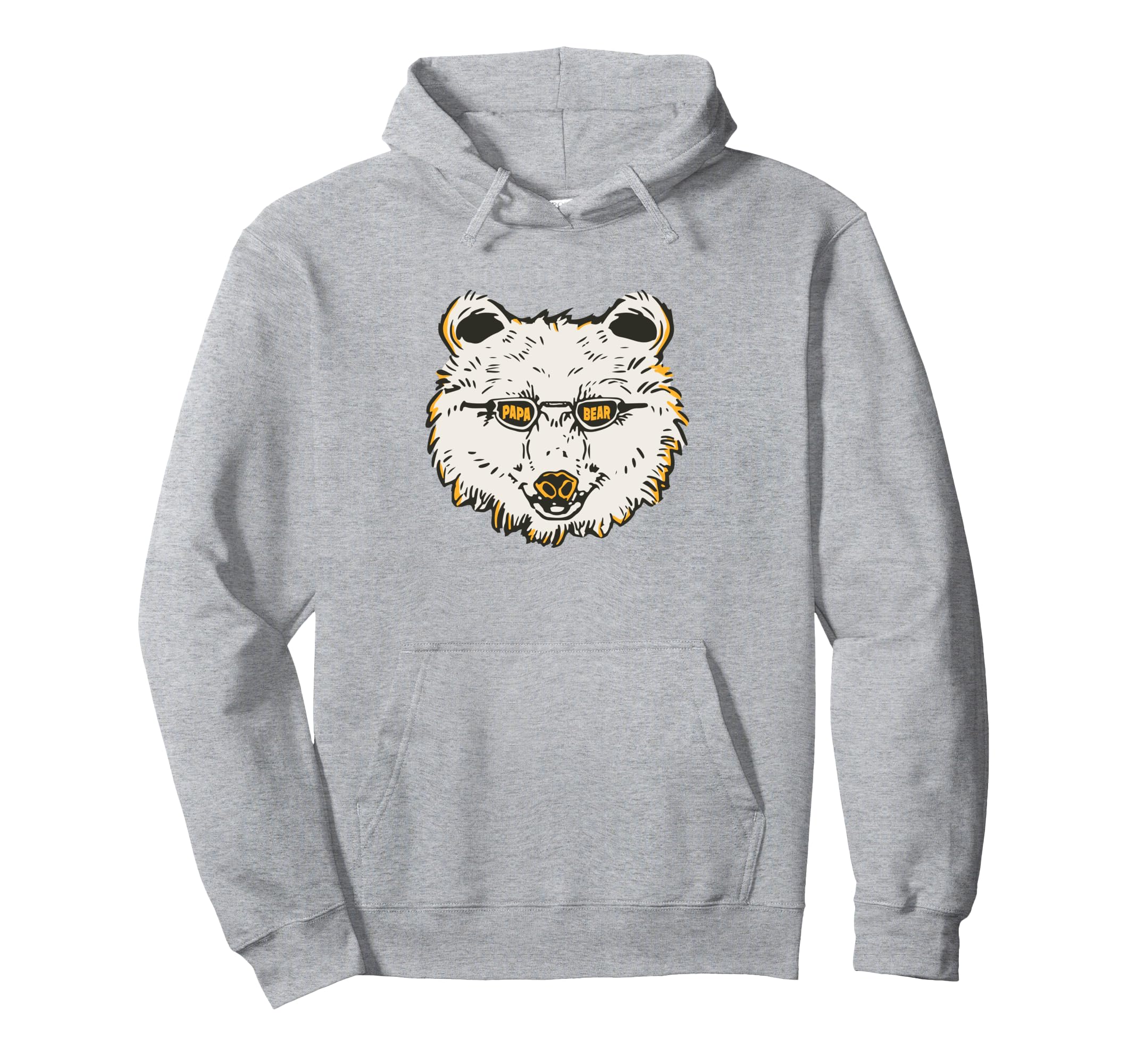 Papa Bear Sunglasses Hoodie - Novelty Apparel for Adults - T-Shirt, Sweatshirt, Hoodie