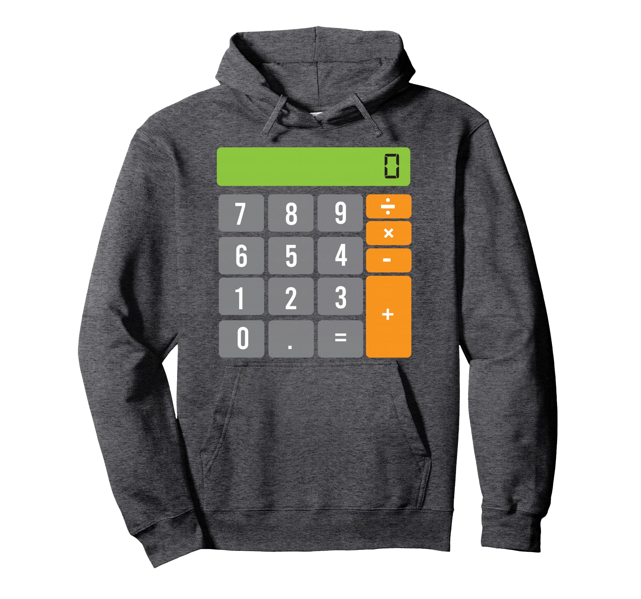 Calculator Costume Halloween Easy Hoodie - Casual Everyday Wear for Adults - T-Shirt, Sweatshirt, Hoodie