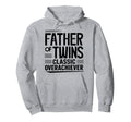 Twin Dad Funny Twin Father Hoodie - Streetwear Style for Adults - T-Shirt, Sweatshirt, Hoodie