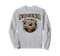 Soccer Ball Leopard Sweatshirt - Trendy Graphic Unisex - T-Shirt, Sweatshirt, Hoodie