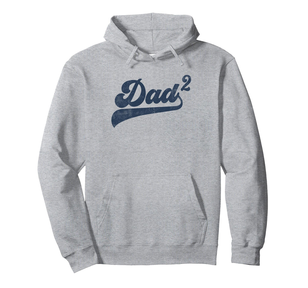 Dad2 Dad Squared Gifts Father Two Daddy 2 Hoodie - Unique Graphic Unisex - T-Shirt, Sweatshirt, Hoodie