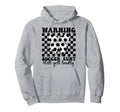 Warning Soccer Aunt Will Yell Loudly Soccer Hoodie - Trendy Graphic Unisex - T-Shirt, Sweatshirt, Hoodie