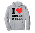 I Love Heart Boobs Beer Trucking Hoodie - Casual Everyday Wear for Adults - T-Shirt, Sweatshirt, Hoodie