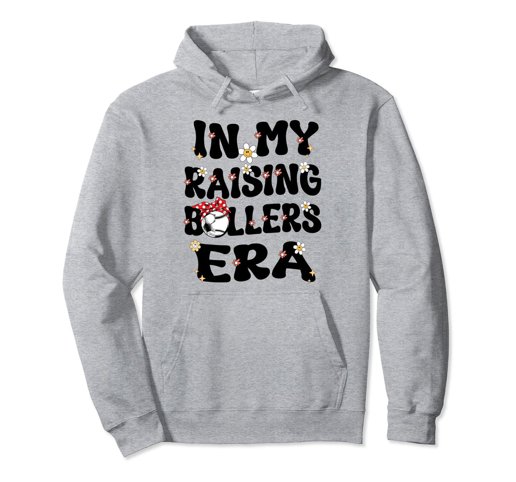 My Raising Ballers Era Baseball Hoodie - Minimalist Print for Adults - T-Shirt, Sweatshirt, Hoodie