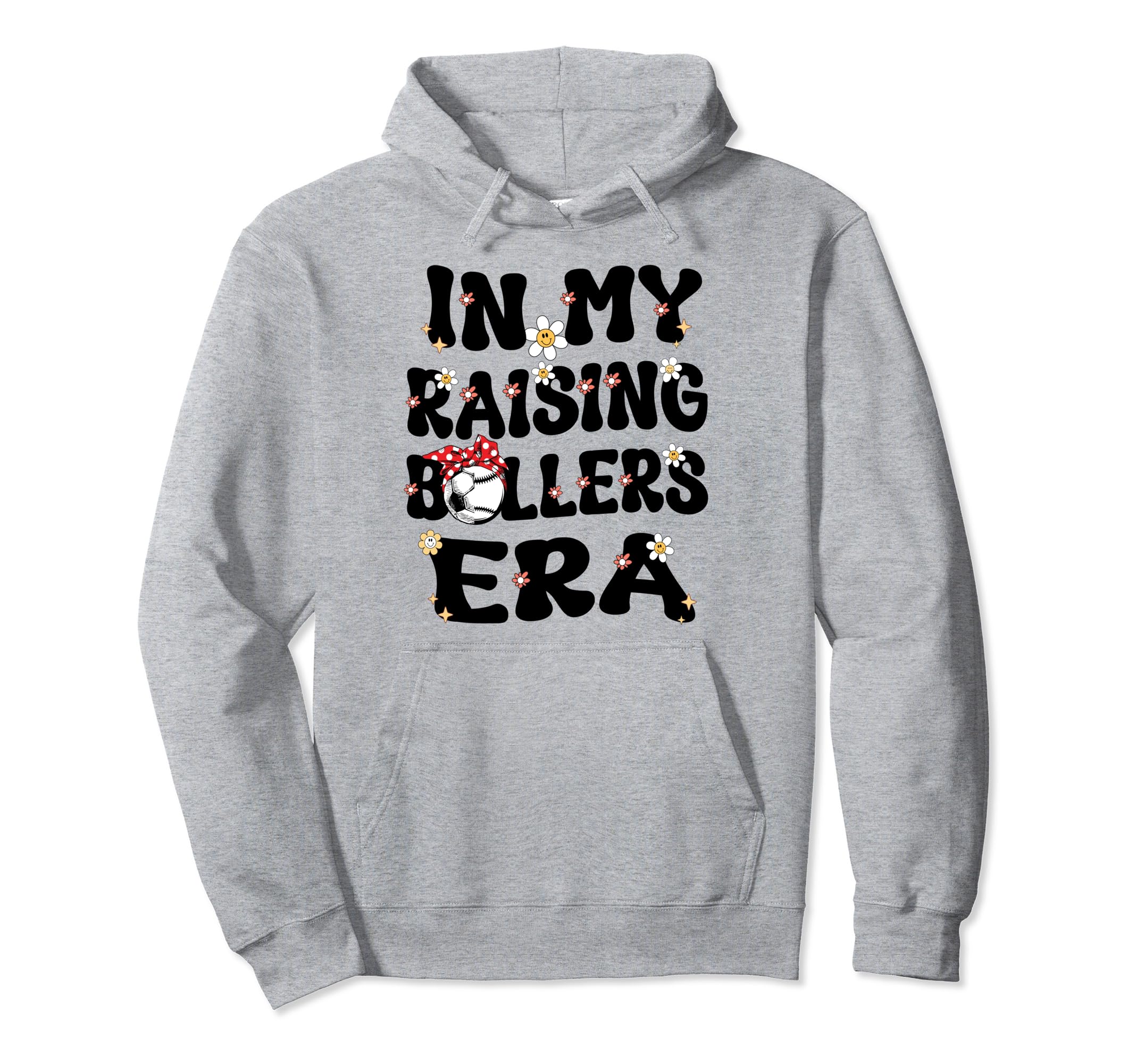 My Raising Ballers Era Baseball Hoodie - Minimalist Print for Adults - T-Shirt, Sweatshirt, Hoodie