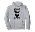 Im Bearded Twin Dad Twins Twin Hoodie - Aesthetic Graphic for Adults - T-Shirt, Sweatshirt, Hoodie