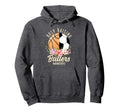 Soccer Basketball Mom Both Busy Raising Hoodie - Minimalist Print Unisex - T-Shirt, Sweatshirt, Hoodie