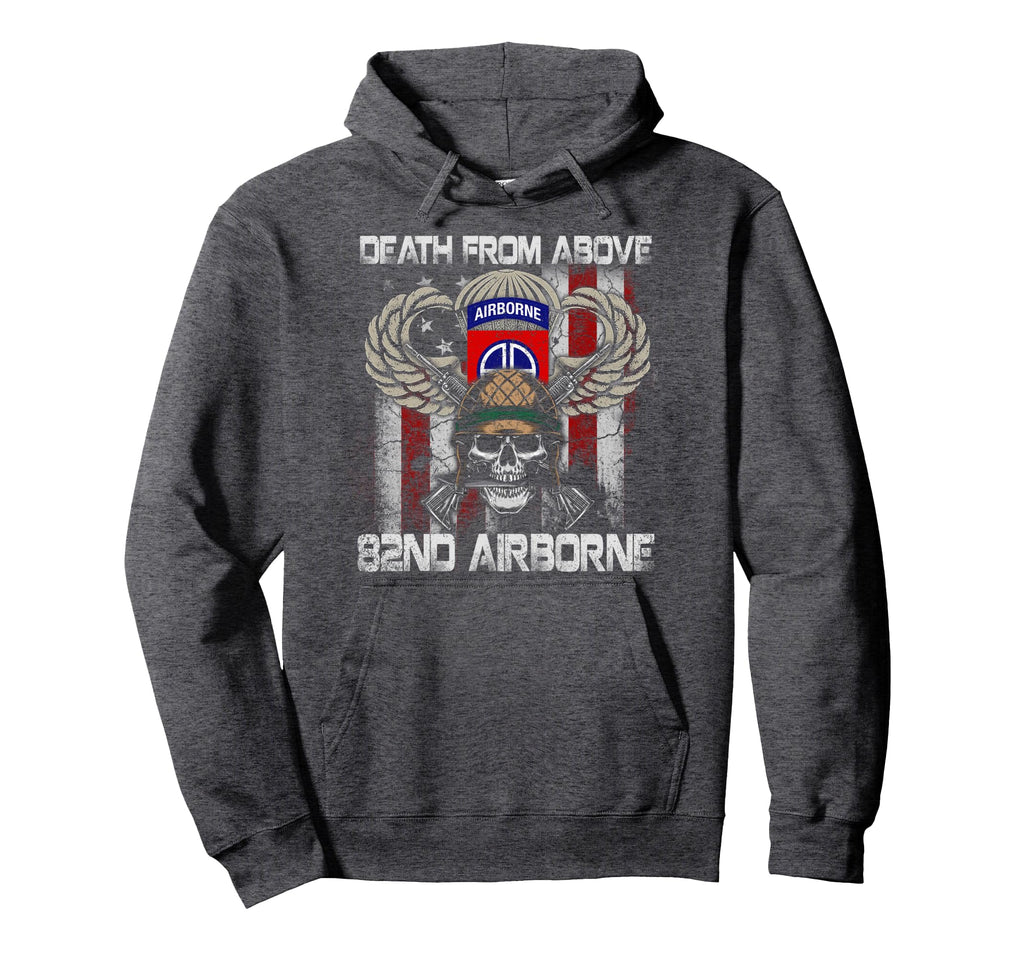 Death From Above 82Nd Airborne Hoodie - Minimalist Print Men Women - T-Shirt, Sweatshirt, Hoodie