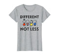 Different Not Less Support Autism T-Shirt - Graphic Print Men Women - T-Shirt, Sweatshirt, Hoodie