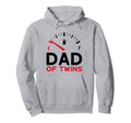 Dad Twins Fathers Day Hoodie - Unique Graphic Men Women - T-Shirt, Sweatshirt, Hoodie
