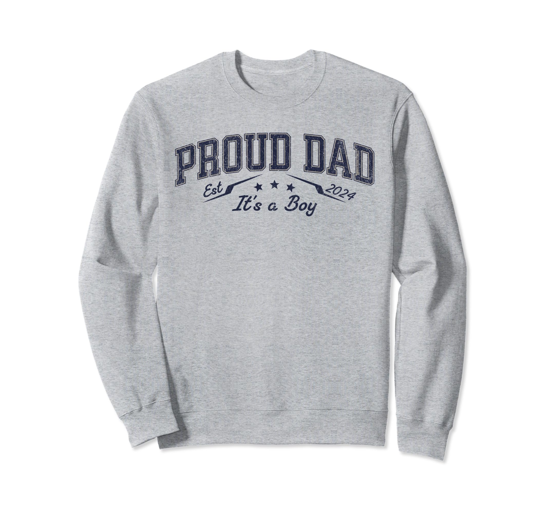 Promoted To Daddy Est 2024 Proud Sweatshirt - Streetwear Style for Adults - T-Shirt, Sweatshirt, Hoodie